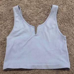 Blue Crop Top